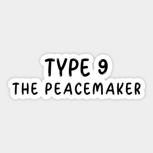 Enneagram Type 9 (The Peacemaker) Sticker